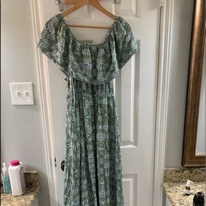 Off shoulder maxi dress from Francesca’s